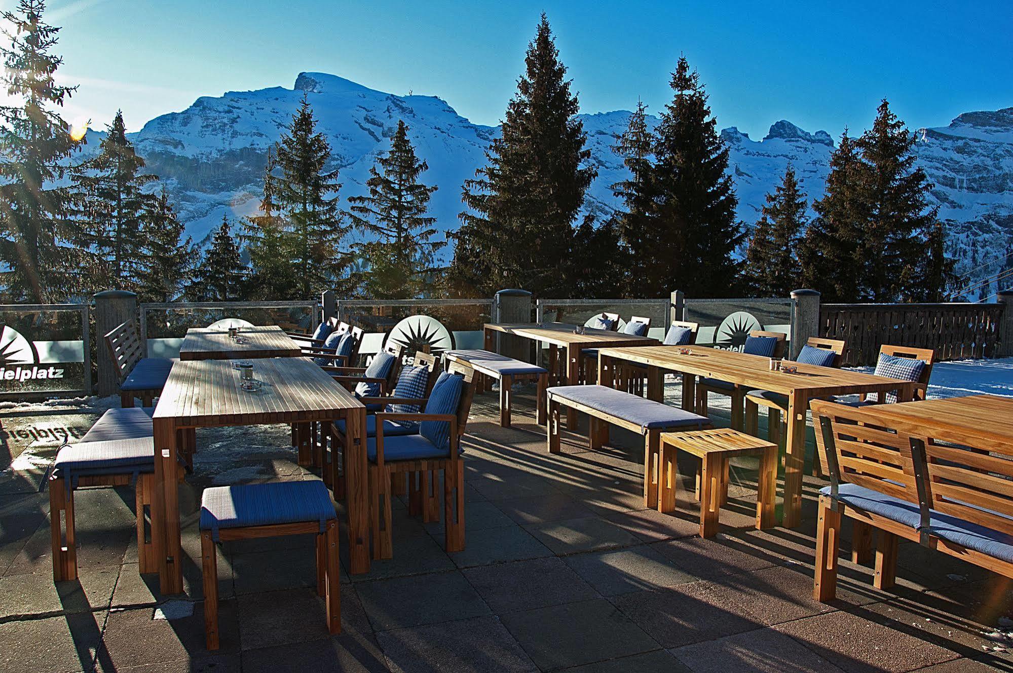 Berglodge Restaurant Ristis Engelberg Exterior foto